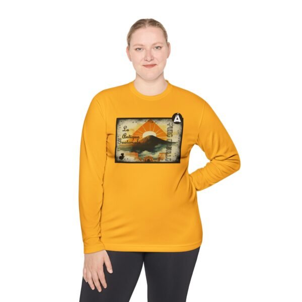 Camiseta de La Antigua Guatemala, manga lasrga, unisex, para viajeros, ropa de aventura única.