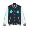 Trendy Unisex Letterman Jacket, Casual Streetwear, Retro College Style, Personalized Gift, Cool Outdoor Layer