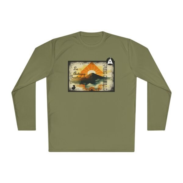 Camiseta de La Antigua Guatemala, manga lasrga, unisex, para viajeros, ropa de aventura única.