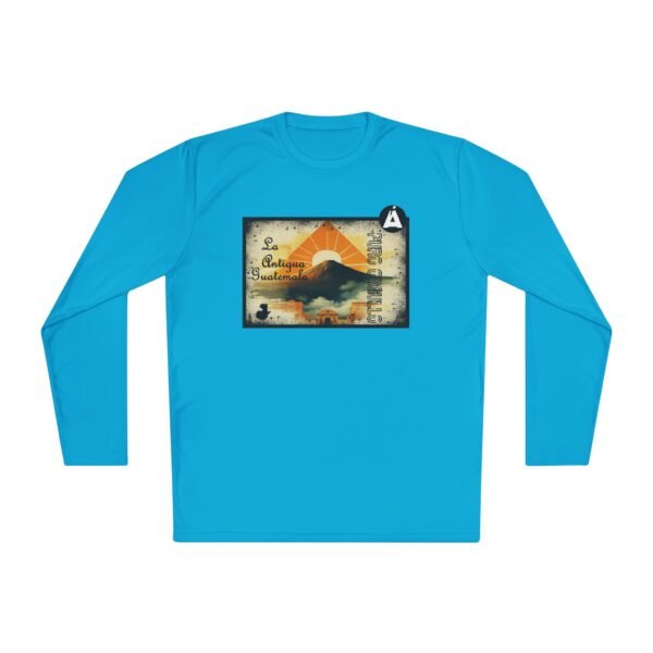 Camiseta de La Antigua Guatemala, manga lasrga, unisex, para viajeros, ropa de aventura única.