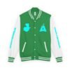 Trendy Unisex Letterman Jacket, Casual Streetwear, Retro College Style, Personalized Gift, Cool Outdoor Layer