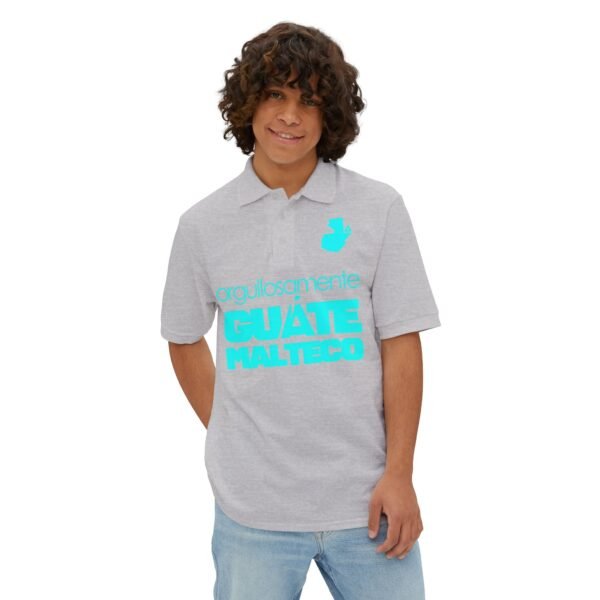 Pique Polo for Proud Guatemalans, Casual Tee, Summer Wear, Gift for Dad, Ethnic Pride Shirt, Everyday Comfort Top