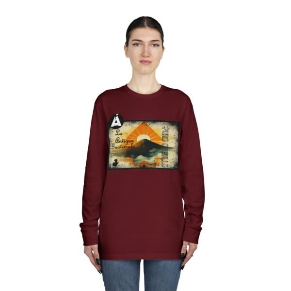 Camiseta de La Antigua Guatemala, manga larga, unisex, para viajeros, ropa de aventura única.