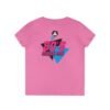 Retro V-Neck T-Shirt with 80's Neon Design, Fun Casual Wear, Perfect for Retro Parties, Birthdays, Gifts for Nostalgia Lovers