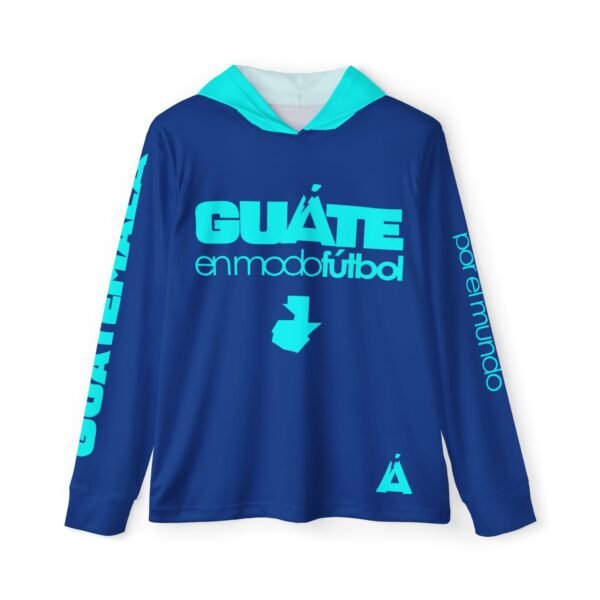 Presume tu orgullo guatemalteco, sudadera deportiva, ideal para entrenamientos, calentamientos y partidos de fútbol.