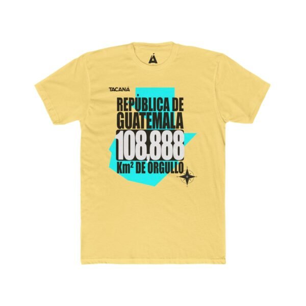 Una camiseta unisex de algodón que exhibe con orgullo la herencia guatemalteca, una opción versátil para cualquier ocasión.