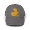 Gorra unisex desgastada y diseño de GUATE, perfecta para aventuras al aire libre.