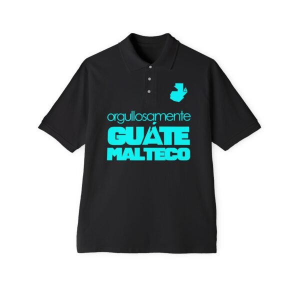 Pique Polo for Proud Guatemalans, Casual Tee, Summer Wear, Gift for Dad, Ethnic Pride Shirt, Everyday Comfort Top