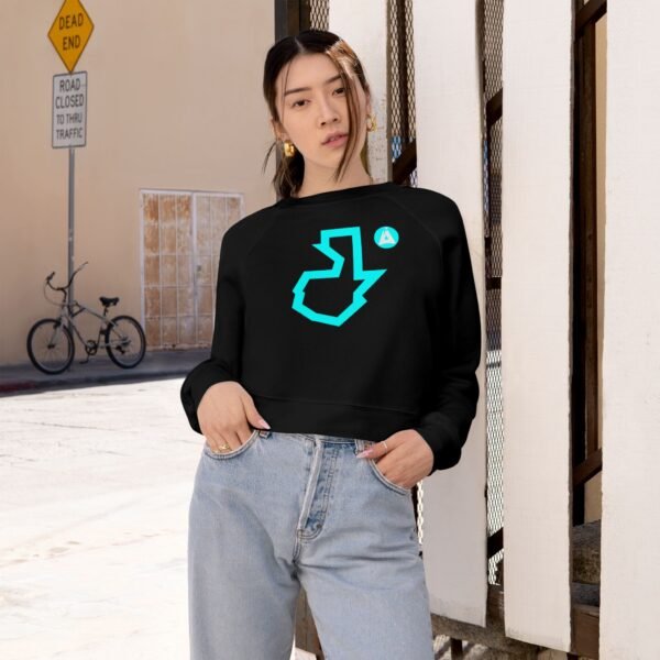 Chic Guatemala Map Cropped Fleece Pullover, Casual Top, Women's Hoodie, Gift for Her, Summer Style, Trendy Sweatshirt