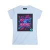 Camiseta para mujer, nostalgia de los 80s, perfecta para añadir un toque de color a tu armario.