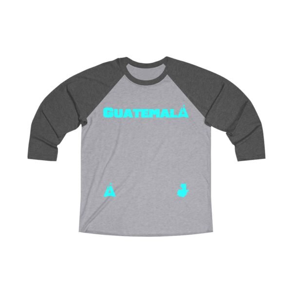 Guatemalan Pride Raglan Tee, Casual Unisex Shirt, Travel Souvenir, Gift for Him/Her, Unique Cultural Apparel, Perfect for Festivals