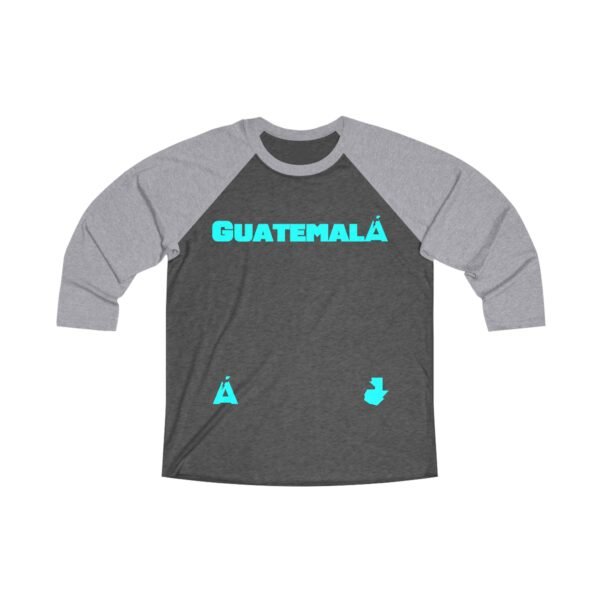 Guatemalan Pride Raglan Tee, Casual Unisex Shirt, Travel Souvenir, Gift for Him/Her, Unique Cultural Apparel, Perfect for Festivals