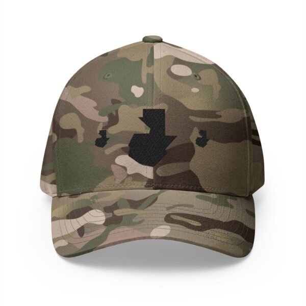 Gorra cerrada bordada con el mapa de GUATEMALA, para un estilo moderno, un accesorios de moda únicos.