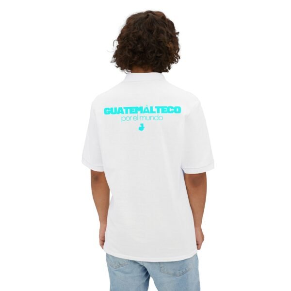 Pique Polo for Proud Guatemalans, Casual Tee, Summer Wear, Gift for Dad, Ethnic Pride Shirt, Everyday Comfort Top