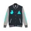 Trendy Unisex Letterman Jacket, Casual Streetwear, Retro College Style, Personalized Gift, Cool Outdoor Layer
