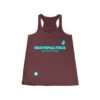Camiseta de GUATE de tirantes holgada con espalda nadadora para mujer irradia un aire veraniego para uso casual.