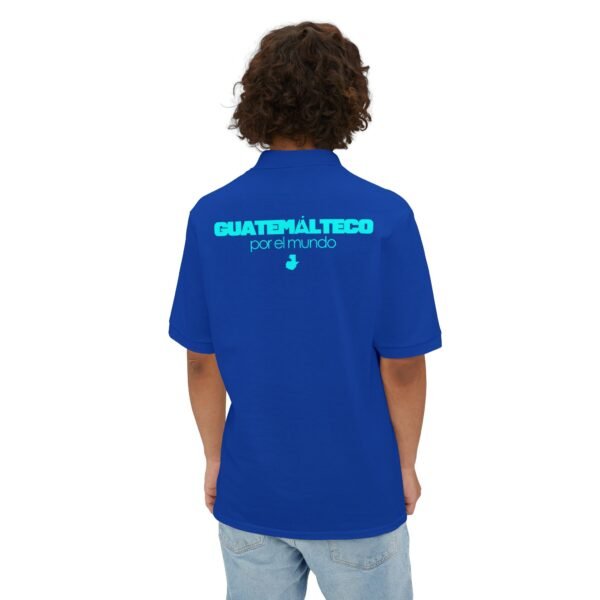 Pique Polo for Proud Guatemalans, Casual Tee, Summer Wear, Gift for Dad, Ethnic Pride Shirt, Everyday Comfort Top