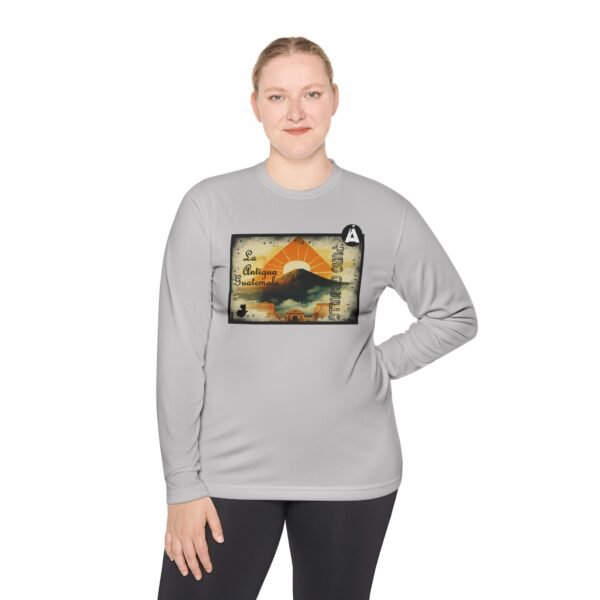 Camiseta de La Antigua Guatemala, manga lasrga, unisex, para viajeros, ropa de aventura única.
