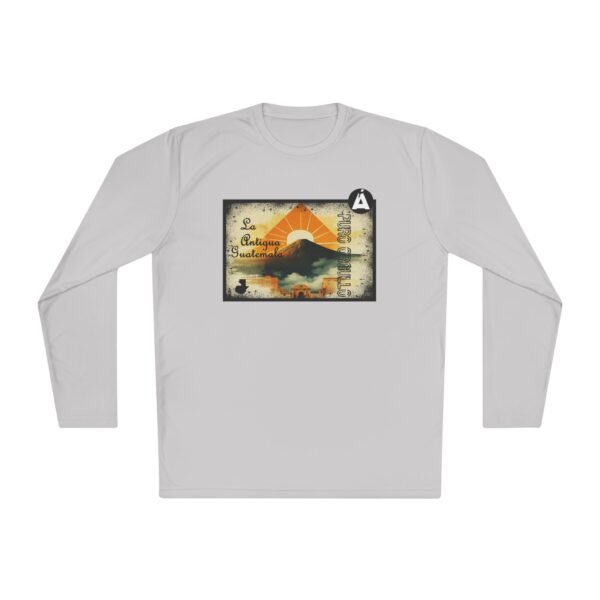 Camiseta de La Antigua Guatemala, manga lasrga, unisex, para viajeros, ropa de aventura única.