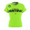 Atrevida camiseta femenina inspirada en los 80s, perfecta para ropa casual, ideal para salidas informales.