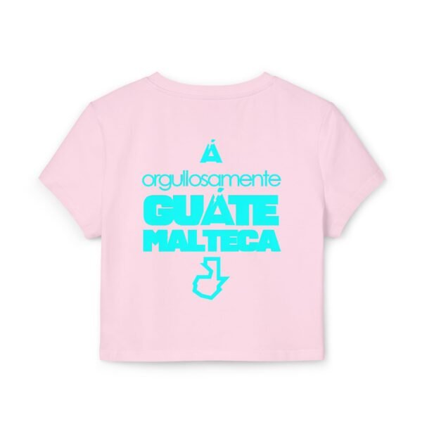 Camiseta de GUATE elegante para mujer, perfecta para un look de verano o, un toque moderno de look urbano.