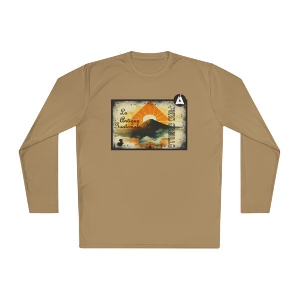 Camiseta de La Antigua Guatemala, manga lasrga, unisex, para viajeros, ropa de aventura única.