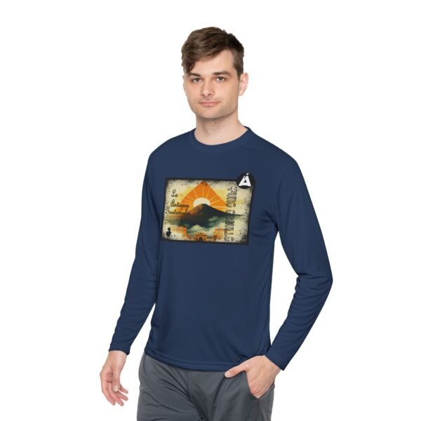 Camiseta de La Antigua Guatemala, manga lasrga, unisex, para viajeros, ropa de aventura única.