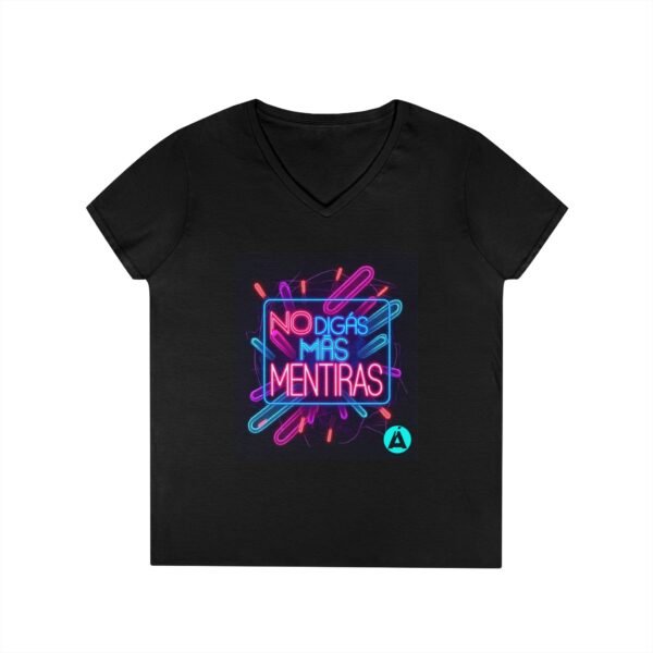 Retro V-Neck T-Shirt with 80's Neon Design, Fun Casual Wear, Perfect for Retro Parties, Birthdays, Gifts for Nostalgia Lovers