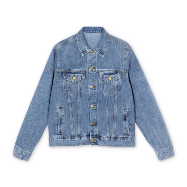 Guate Men's Denim Jacket, Casual Wear, Streetwear, Travel Apparel, Perfect Gift for Him, Summer Fashion, Layering Essential