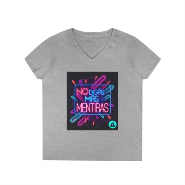 Retro V-Neck T-Shirt with 80's Neon Design, Fun Casual Wear, Perfect for Retro Parties, Birthdays, Gifts for Nostalgia Lovers