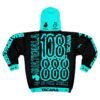 Unisex Zip Hoodie - Guatemala Style, Colorful AOP Design, Perfect Gift for Travelers, Casual Wear, Streetwear, Cultural Pride