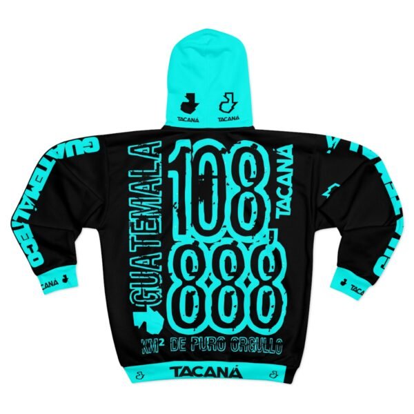 Unisex Zip Hoodie - Guatemala Style, Colorful AOP Design, Perfect Gift for Travelers, Casual Wear, Streetwear, Cultural Pride
