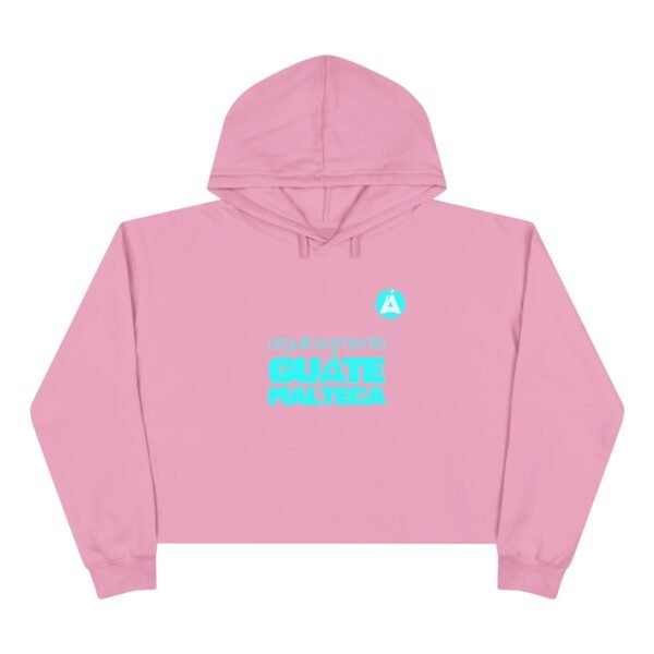 Sudadera corta con capucha de GUATE, estilo moderno y desenfadado, ideal para salidas o para relajarse en casa.