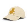 Gorra unisex desgastada y diseño de GUATE, perfecta para aventuras al aire libre.