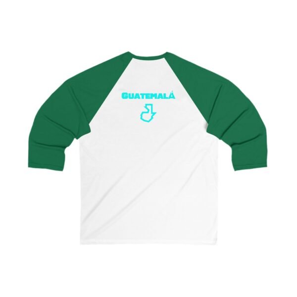 Guatemala Unisex 3/4 Sleeve Baseball Tee - Perfect for Sports, Casual Wear, Travel, Festivals, Cultural Celebrations