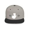 Gorra snapback con mapa de GUATE, perfecta como accesorio de moda para días de verano y salidas informales.