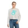Chic Guatemala Map Cropped Fleece Pullover, Casual Top, Women's Hoodie, Gift for Her, Summer Style, Trendy Sweatshirt