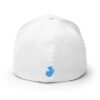 Elegante gorra bordada cerrada para cualquier ocasión.