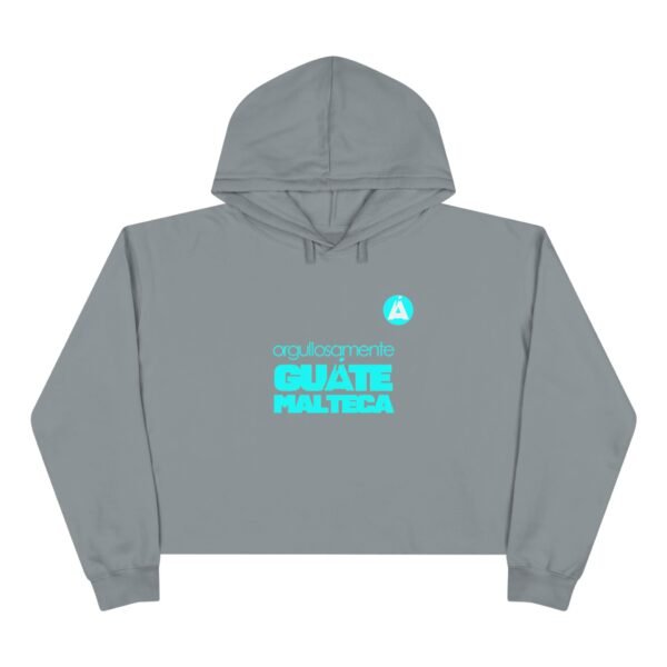 Sudadera corta con capucha de GUATE, estilo moderno y desenfadado, ideal para salidas o para relajarse en casa.