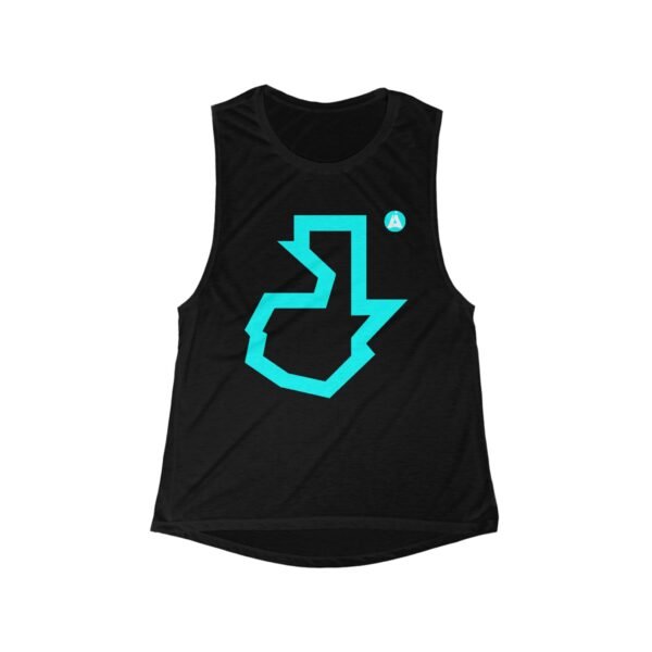 Camiseta de tirantes de GUATE, elegante y gráfica para mujer, perfecta para entrenar en verano o para uso diario.