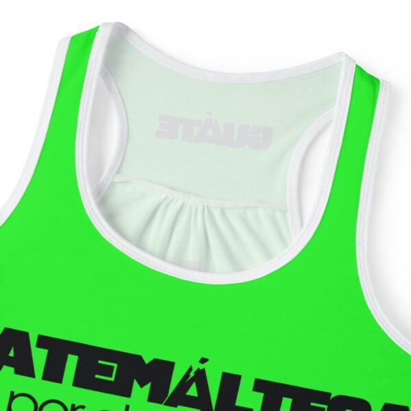 Camiseta sin mangas de GUATE para mujer, divertida y colorida para el verano o hacer ejercicio.