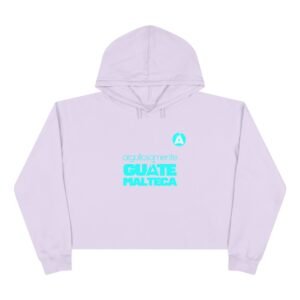 Sudadera corta con capucha de GUATE, estilo moderno y desenfadado, ideal para salidas o para relajarse en casa.