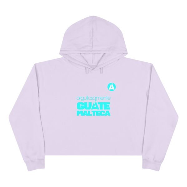 Sudadera corta con capucha de GUATE, estilo moderno y desenfadado, ideal para salidas o para relajarse en casa.