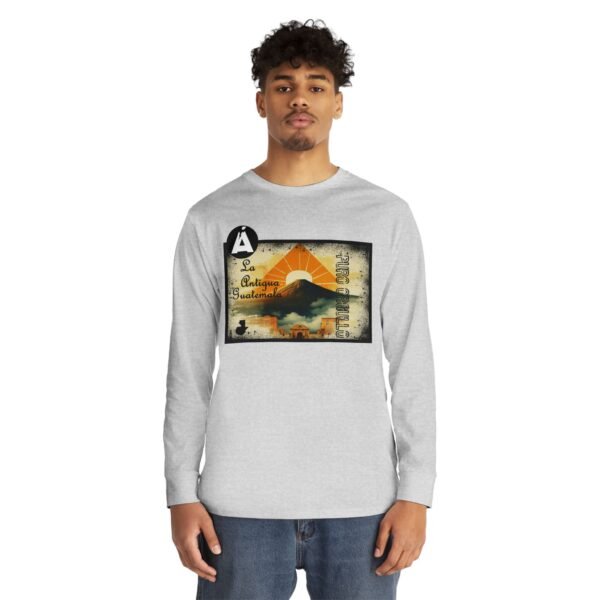 Camiseta de La Antigua Guatemala, manga larga, unisex, para viajeros, ropa de aventura única.