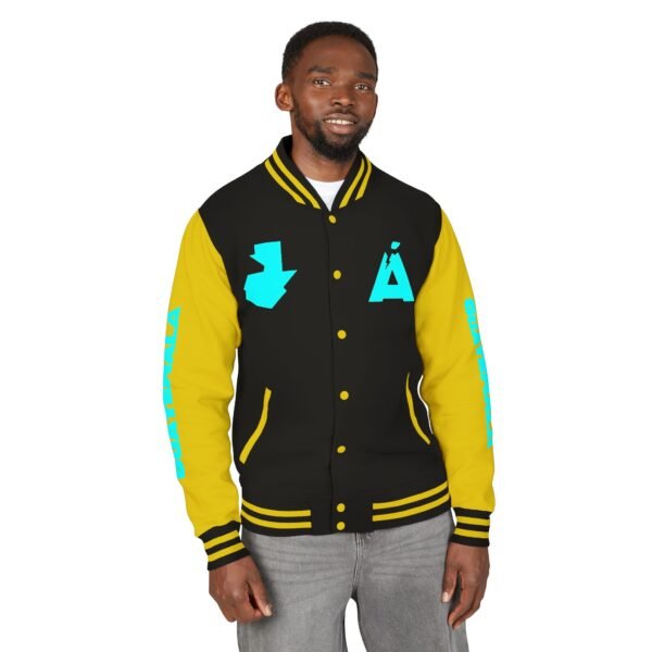 Trendy Unisex Letterman Jacket, Casual Streetwear, Retro College Style, Personalized Gift, Cool Outdoor Layer