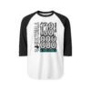Una camisa unisex de manga tres cuartos con diseño inspirado en Guatemala, su estilo deportivo una excelente adición al guardarropa.