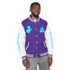 Trendy Unisex Letterman Jacket, Casual Streetwear, Retro College Style, Personalized Gift, Cool Outdoor Layer