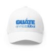 Elegante gorra bordada cerrada para cualquier ocasión.