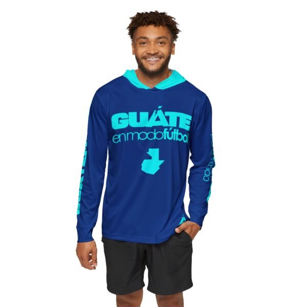 Presume tu orgullo guatemalteco, sudadera deportiva, ideal para entrenamientos, calentamientos y partidos de fútbol.