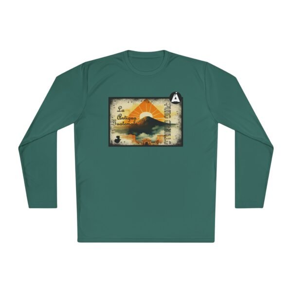 Camiseta de La Antigua Guatemala, manga lasrga, unisex, para viajeros, ropa de aventura única.